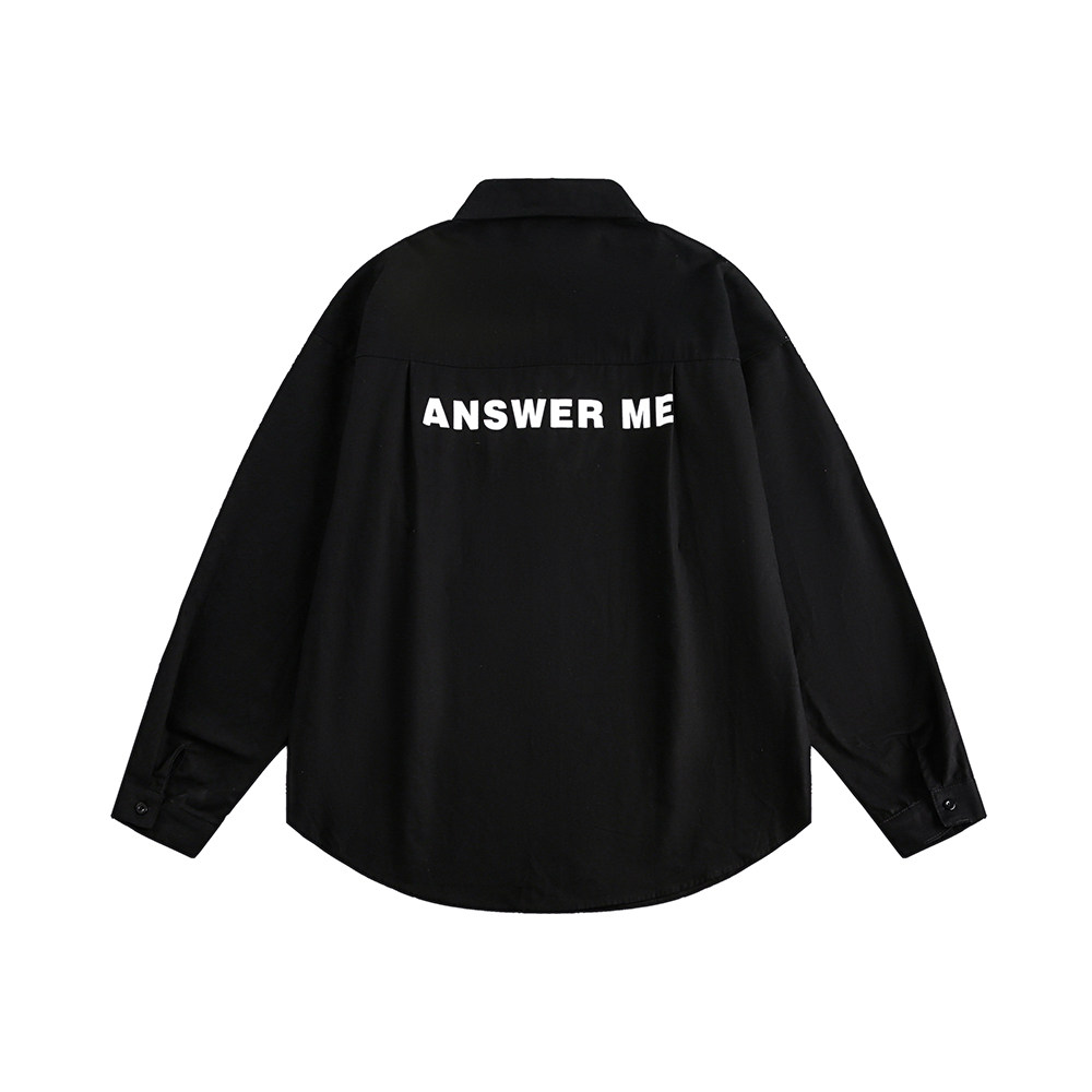 ANSWERME391白底图CS122纯色印花衬衫P90,男装衬衫,新杭派391(FUSEEHO 391)