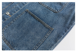 FUSEEHO 白底图 FW288  灯芯绒撞色领牛仔衣外套 P135图片