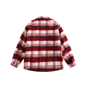 白底图 MY128 冬季毛呢格纹棉服 P200 控255图片