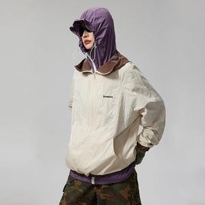 ANSWER ME 391 白模特图 FS011 夏季时尚撞色防晒服 P105图片