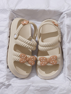 踩屎感女童凉鞋夏季外穿儿童软底两穿凉拖鞋女中大童亲子沙滩鞋