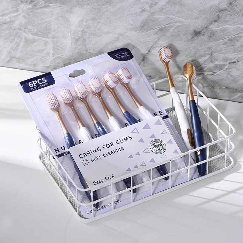 山姆超市万根毛宽头密丝柔高档牙刷软毛高密家用深层清洁口腔q