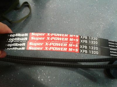 全新红标optibelt Super X-POWER M=S XPB1320德国欧皮特三角皮带