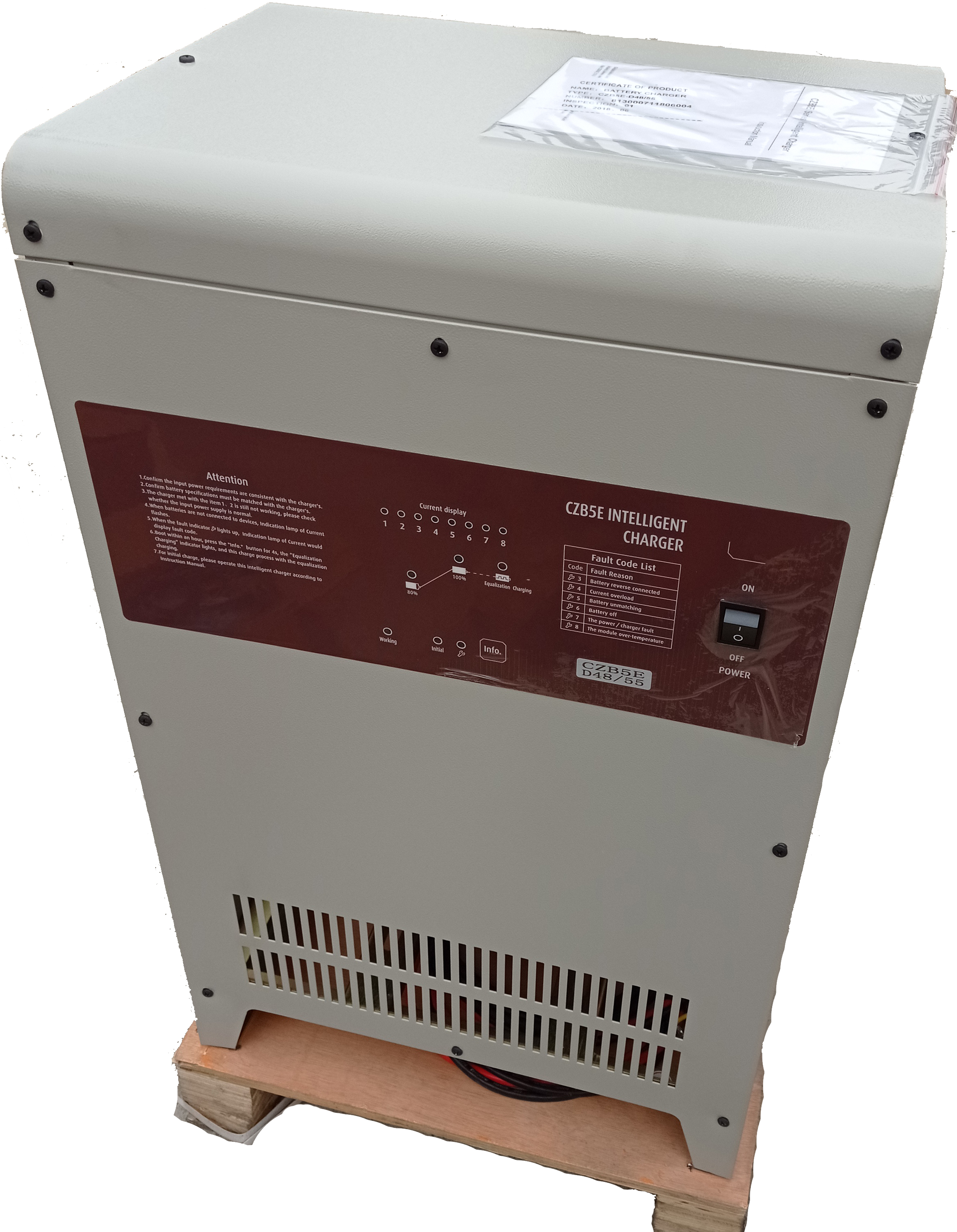 杭叉合力叉车用施能充电机 CZB5E48V55A全自动充电机