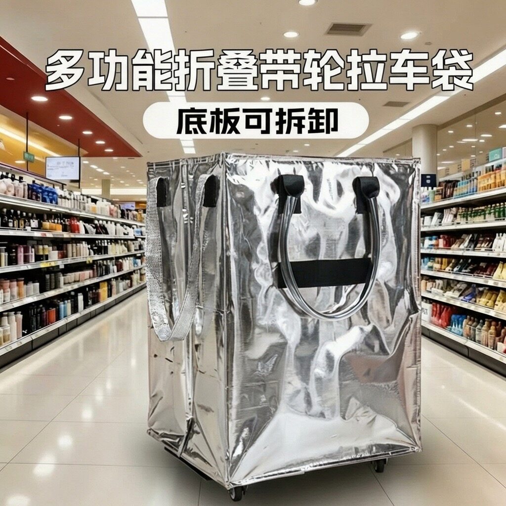 HULKEN浩肯折叠大容量拉杆包
