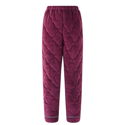 保暖加大码我丽男女珊瑚绒居家裤