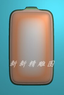 花型牌头无事牌平安牌精雕图JDP浮雕玉雕灰度图电脑雕刻挂件b888