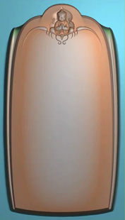 新款玉雕双面兽头兽面牌头无事牌挂件边框精雕图电脑雕刻图浮雕图