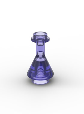 适用 93549 国产科技教育积木零件 人仔手持道具 魔法药瓶配件