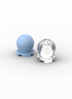 兼容乐高30106 国产科技教育积木2x2x2 水晶球罩 灯泡灯罩 小颗粒