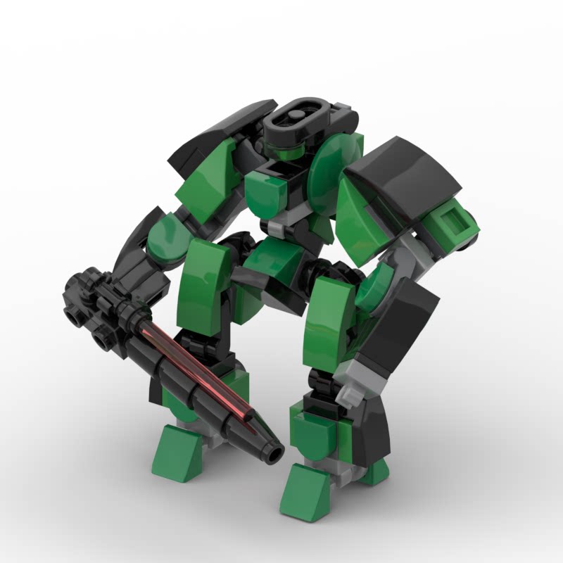 兼容 迷你救赎者机甲模型 儿童益智简易拼装moc小颗粒积木玩具