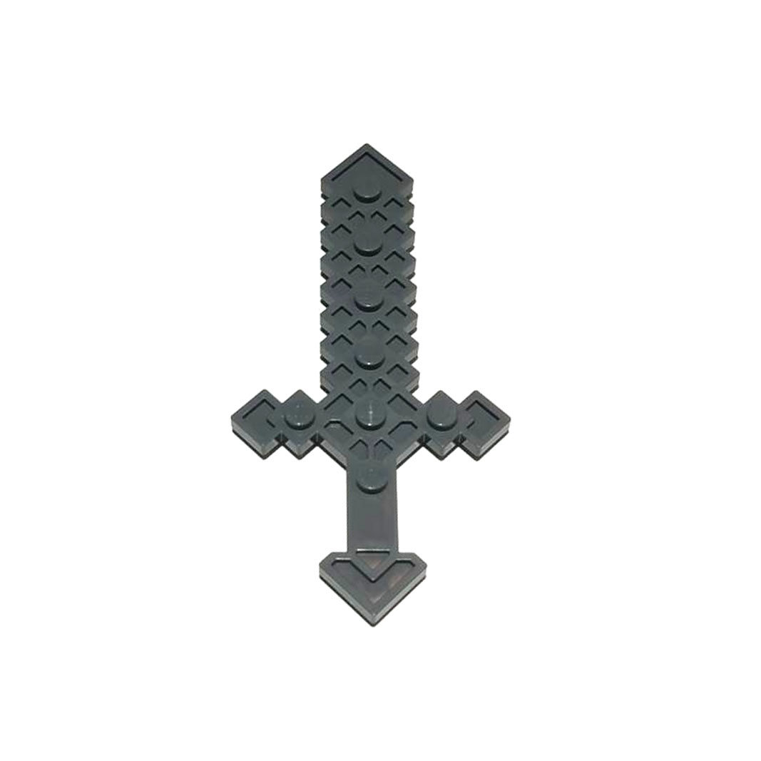 积木零件钻石剑石镐模型