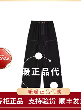 速发UOOYAA/乌丫2025冬季专柜正品UY25444K146163 毛呢工装裤2499