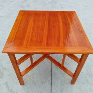 实木四方八仙桌路边烧烤折叠桌摆摊拆卸原木正方形户外路边摊餐桌