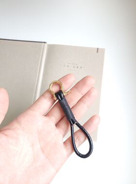 牛皮汽车钥匙扣手工编织挂件