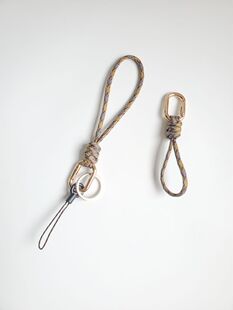 伞绳汽车编织钥匙扣防丢手腕手机壳插片夹片绳学生相机水杯活扣包