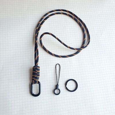 伞绳汽车编织钥匙扣防丢挂脖手机壳插片夹片学生相机水杯活扣斜挎