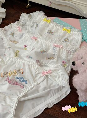 童趣糖果可爱棒棒糖印花内裤女