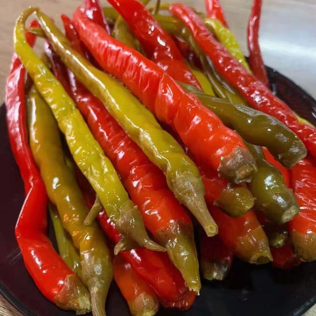 陕南特产泡菜坛子泡豇豆酸辣椒酸坛子下饭菜解腻泡酸辣子泡辣椒