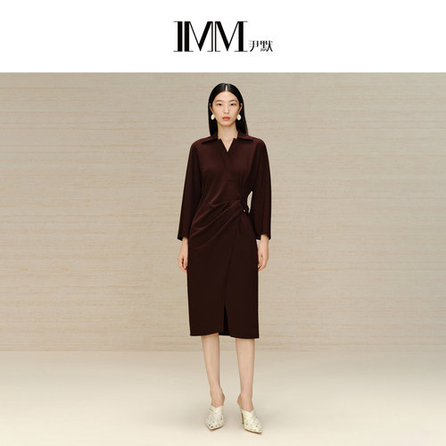 imm尹默古典美感长裙连衣裙