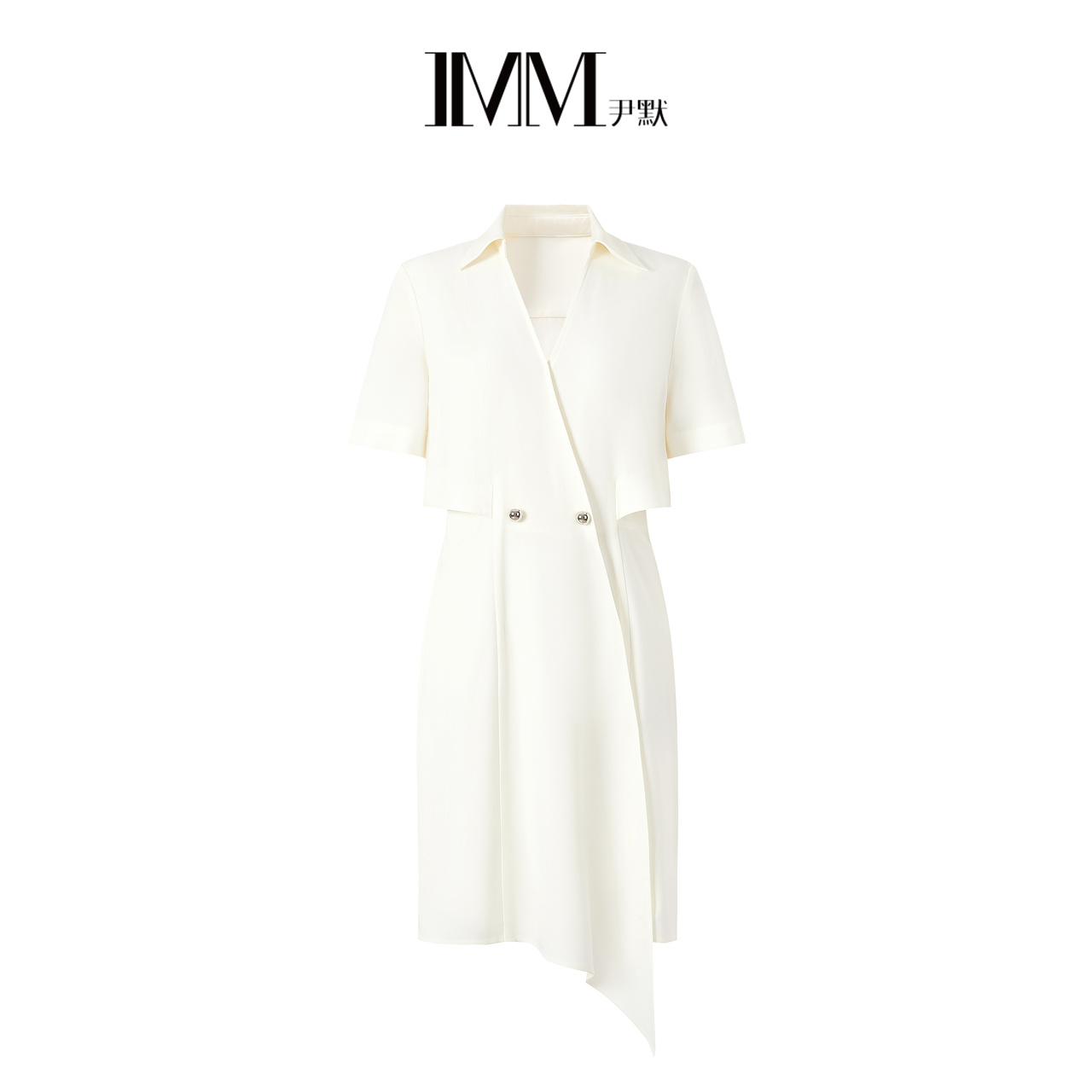 挺阔侧腰镂空连衣裙IMM尹默