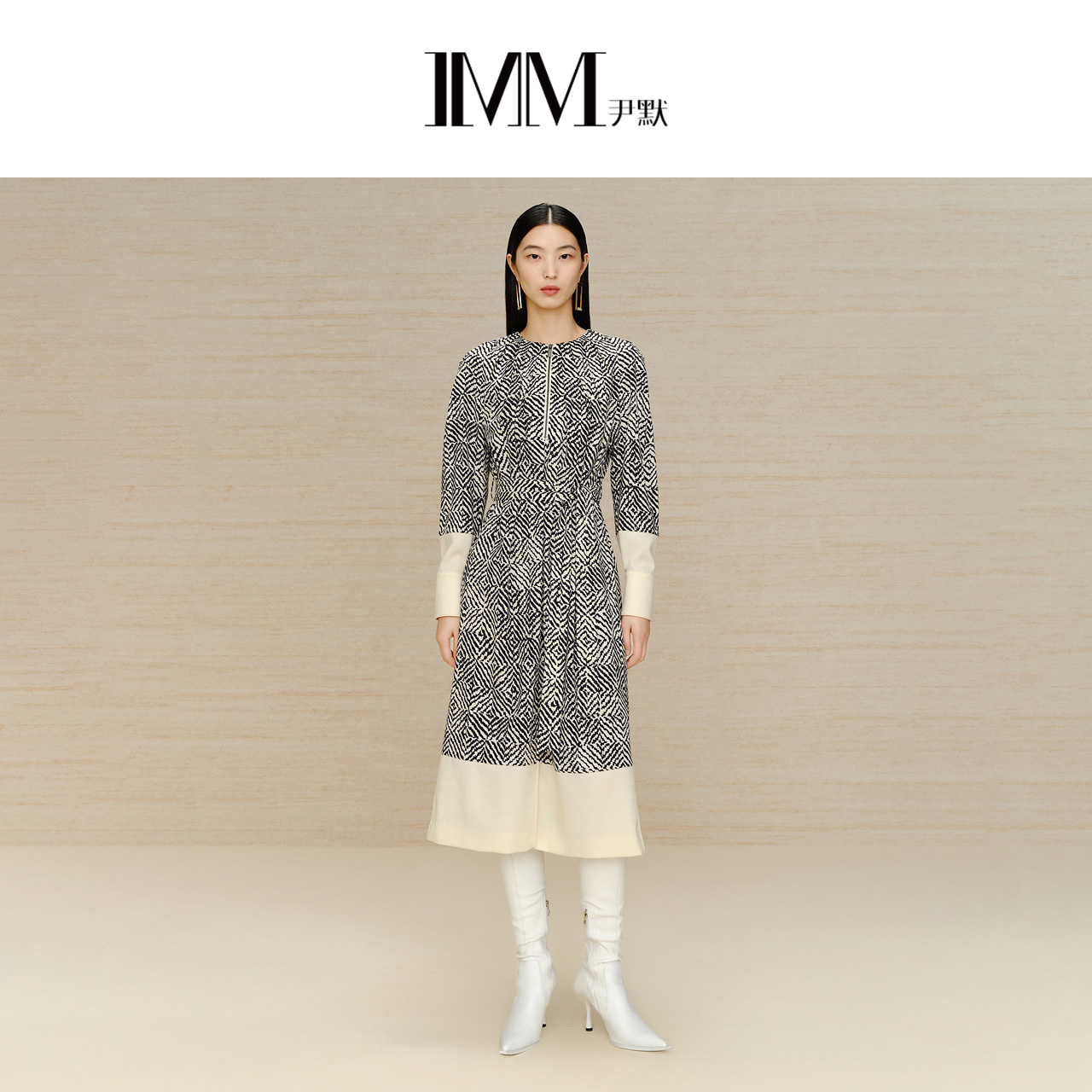 imm尹默羊毛温暖舒适长裙