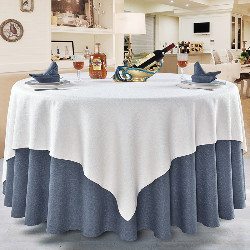 长方形棉麻甜品茶桌布定制