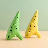 Смола Ocarina 12 -Hole Пластиковая средняя средняя часть AC Двенадцать -отверстие вход вступительный прибор для начальной школы ученик Di Di Professional Pelief