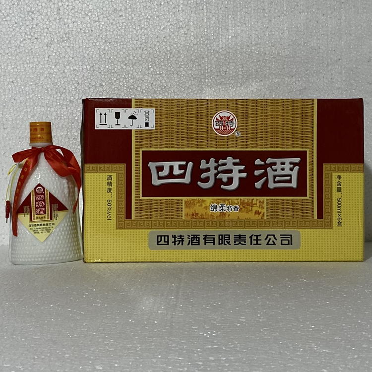 【四特酒】50度四特酒绵柔特香500ml*6瓶瓷瓶整箱特香型包邮