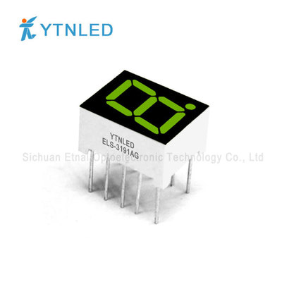ELS-3191AG,ELS-3191BG,0.39英寸1位共阴共阳黄绿色数码管YTNLED
