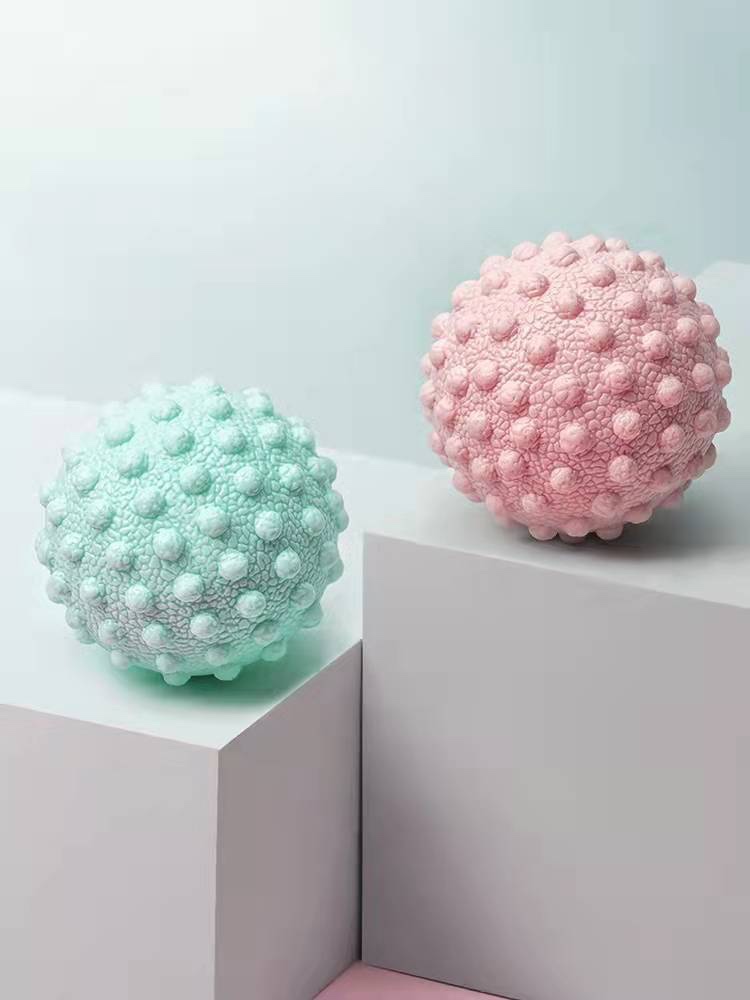 花生球按摩球腰部肌肉放松脚底足底肩颈大筋膜球连体手持双球瑜伽