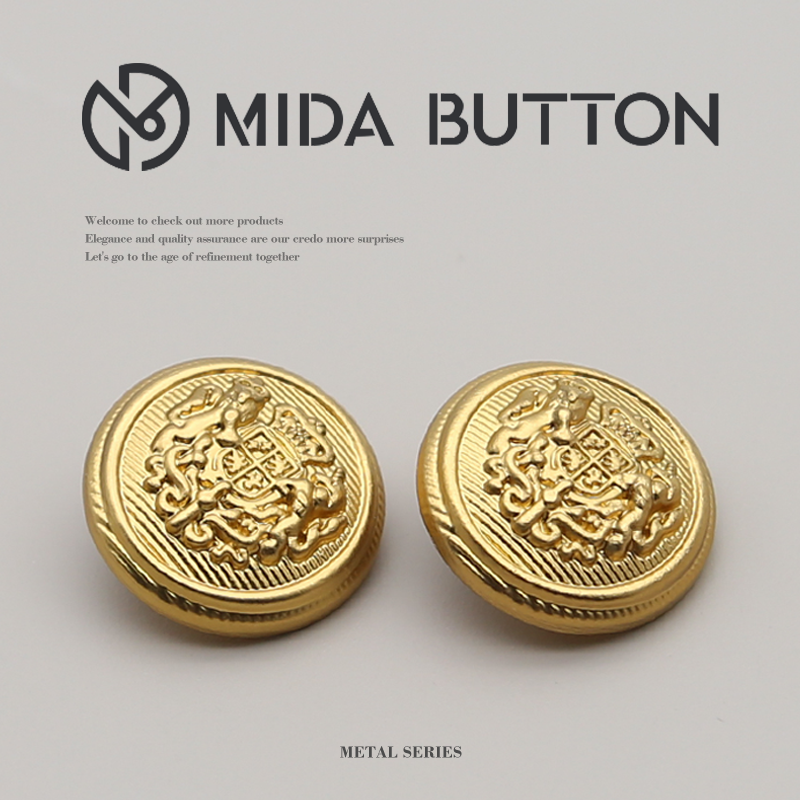 米达高档圆形金属纽扣买就送针线