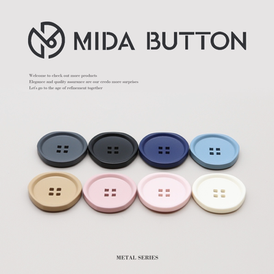 米达彩色异形树脂纽扣买就送针线