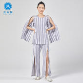 纯棉易穿脱病号服医院护理服长袖 骨折老人病人患者康复衣服睡衣