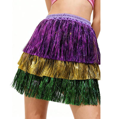 欧美金属丝短裙裙子狂欢节派对舞