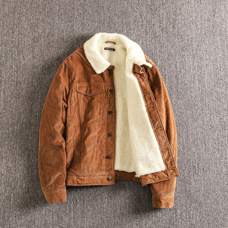 冬季户外保暖加绒要搞毛外套