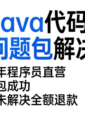 java代码调试bug问题解决修改项目运行idea程序部署软件系统开发