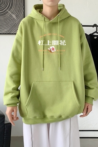 L2419秋冬新款卫衣男装宽松港风日系外套连帽衣服宽松卫衣图片
