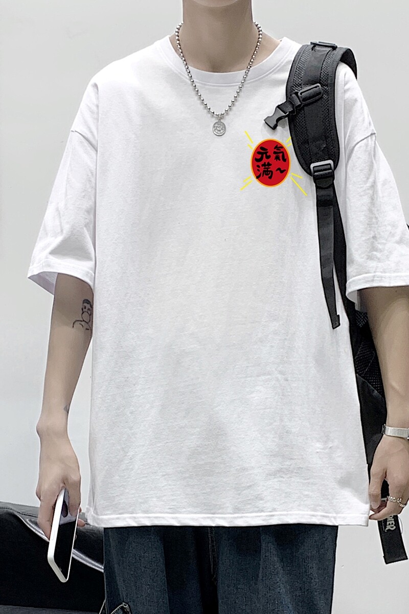 D2126港风室内男士夏季潮流潮牌潮印花半袖体恤纯棉男T恤,男装T恤,星座510A-6