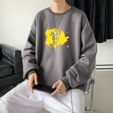 Y2456P38春秋季新款圆领卫衣男宽松套头衫港风休闲外套ins潮，男装卫衣，星座510A-2