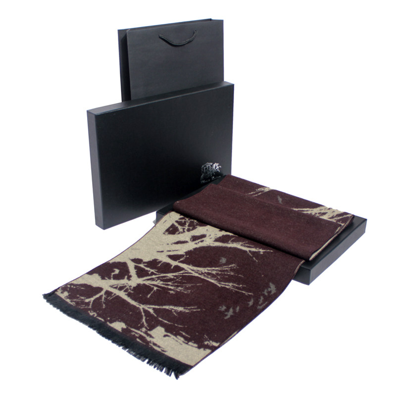 WJ0940P28秋冬男提花格子流苏中长清新拼接围巾男士休闲百搭商务，围巾，星座510A-6