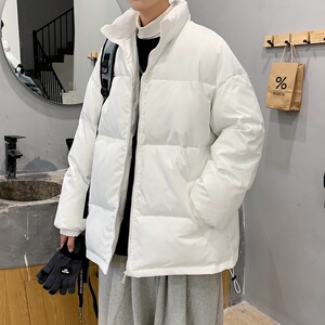 GB5596P70休闲ins潮流宽松百搭保棉衣男冬季加厚2023新款纯色港风图片