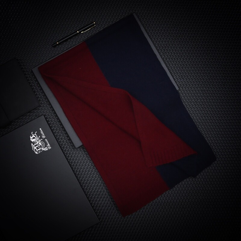 H0059P145冬季拼色复古围巾100%纯羊毛围巾男士长款高档韩版围脖，围巾，星座510A-2