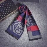 WJ0934P28秋冬男提花格子流苏中长清新拼接围巾男士休闲百搭商务，围巾，星座510A-6