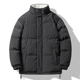 GB5604P75冬季棉衣男潮牌ins宽松港风韩版帅气棉服百搭学灰蓝，男装棉衣，星座510A-2