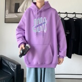 L2445P48港风2023秋冬新款大码潮男连帽情侣卫衣男连帽外套，男装卫衣，星座510A-2