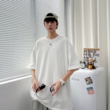 TG6285P15男士港风男士纯色T恤高货纯棉男T光板落肩款T恤，男装T恤，星座510A-2