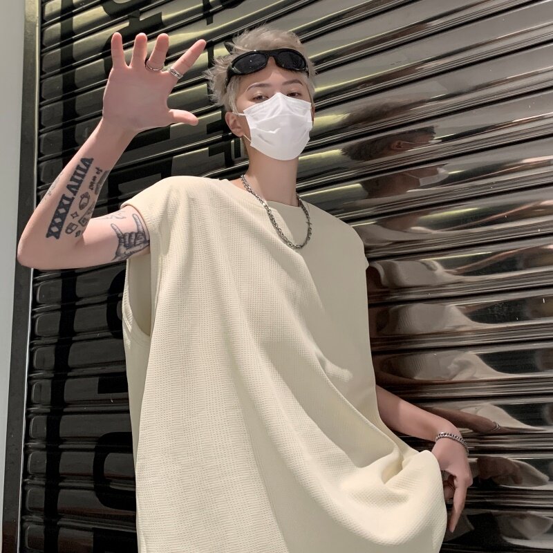 TWS8135P25直播品质美式运动背心男款夏季潮牌宽松坎肩男士无袖t,男装背心/马甲,星座510A-6