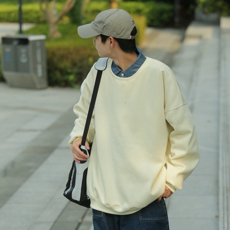 GB5616P29光板圆领卫衣45%棉55%聚酯纤维深灰,男装卫衣,星座510A-2