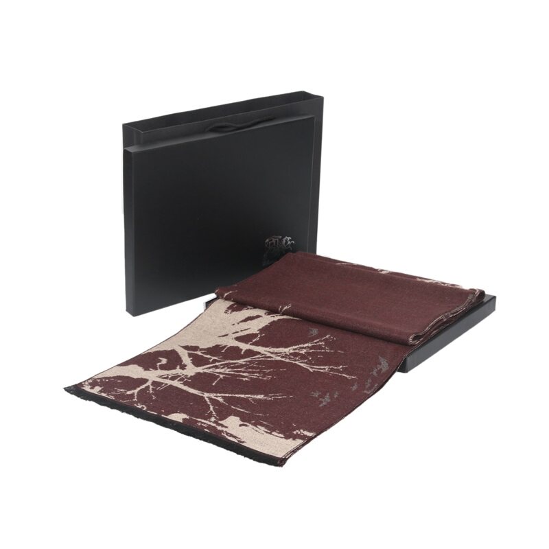 WJ0940P28秋冬男提花格子流苏中长清新拼接围巾男士休闲百搭商务，围巾，星座510A-6